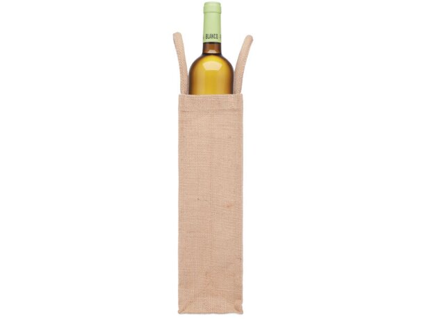 Bolsa para vino Campo Di Vino Beige detalle 2