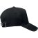 Gorra béisbol de alg. orgánico Bicca Cap Negro detalle 3