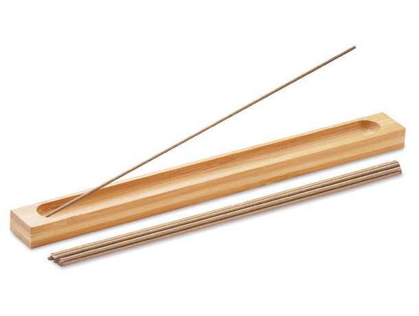 Juego de incienso en bambú Xiang Madera detalle 7