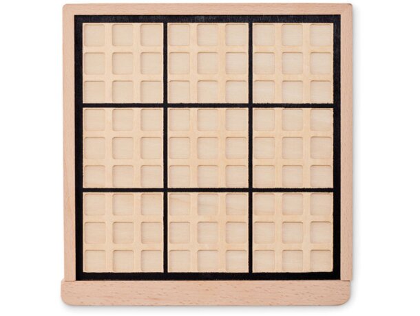 Juego de mesa sudoku de madera Sudoku Madera detalle 2