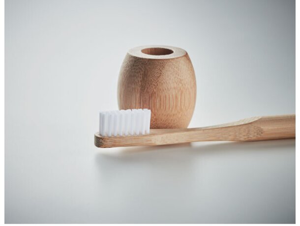 Cepillo de dientes de bambú Kuila Madera detalle 6