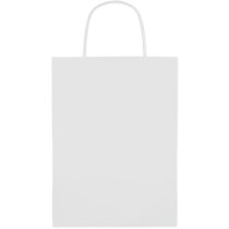Bolsa de papel tamaño mediano beige Bolsa de papel tamaño mediano beige