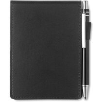 Juego de cuaderno con bolígrafo en tamaño A7 personalizado negro Juego de cuaderno con bolígrafo en tamaño A7 personalizado negro