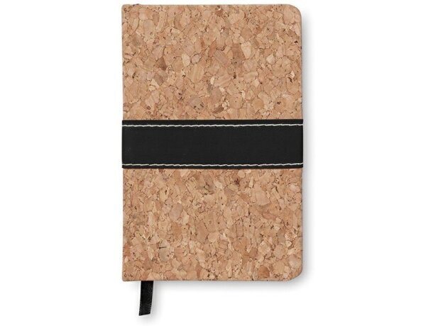 Cuaderno tamaño A6 con tapas de corcho personalizado marron Cuaderno tamaño A6 con tapas de corcho personalizado marron
