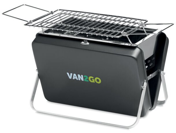 Maletín barbacoa plegable Bbq To Go Negro detalle 4