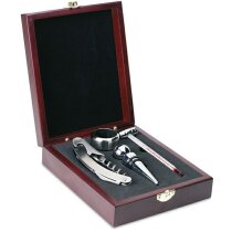Set vino madera sacacorchos tapón termómetro