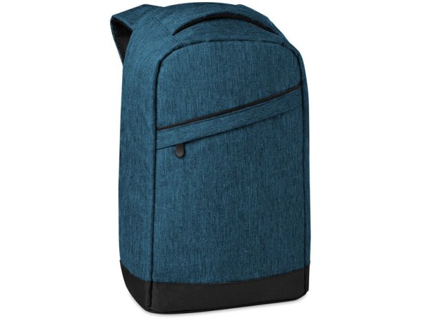 Mochilas para ordenador 13 corporativas antirrobo de poliéster Berlin Azul detalle 8