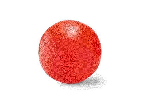 Pelota de playa colores sólidos 40 cm personalizada roja Pelota de playa colores sólidos 40 cm personalizada roja