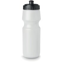 Botella deportiva de plástico sólido 700 ml barata negra Botella deportiva de plástico sólido 700 ml barata negra