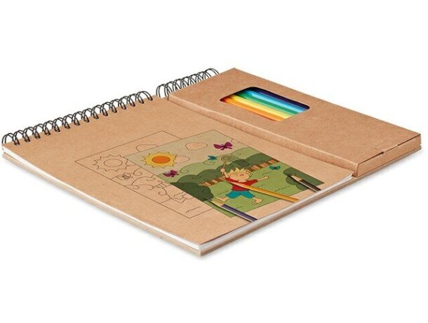 Set de cuaderno y lápices por mayor personalizado