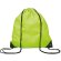 mochila con cordones surtido de colores personalizada verde lima