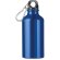 Botella de aluminio con tapón antifugas Mid Moss 400 ml Azul