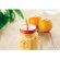 Jarra De Cristal Con Pajita Naranja detalle 5