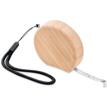 Flexómetro con correa madera