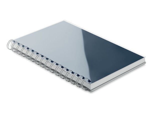 Libretas con anillas con hojas a rayas rPET Anotate Azul detalle 4