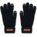 Guantes táctiles de RPET Takai Negro detalle 4