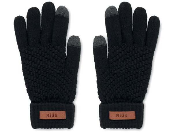 Guantes pet reciclado 70 g/m2 Negro detalle 3