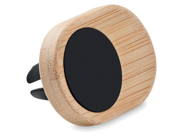 Soporte magnético Ellagan bambú rejilla ventilación manos libres Madera detalle 4