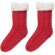 Par de calcetines talla M Canichie Rojo detalle 3