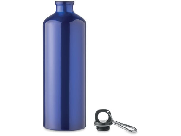 Botella de aluminio 1L Moss Large Azul detalle 4