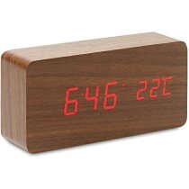 Reloj de sobremesa en madera personalizado Reloj de sobremesa en madera personalizado