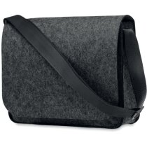 Funda para portátil publicitaria fieltro RPET gris sostenible 36x27cm