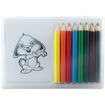 Pack de lápices de colores con dibujos personalizado