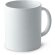Taza cerámica publicitaria Dublin 300 ml blanca cilíndrica