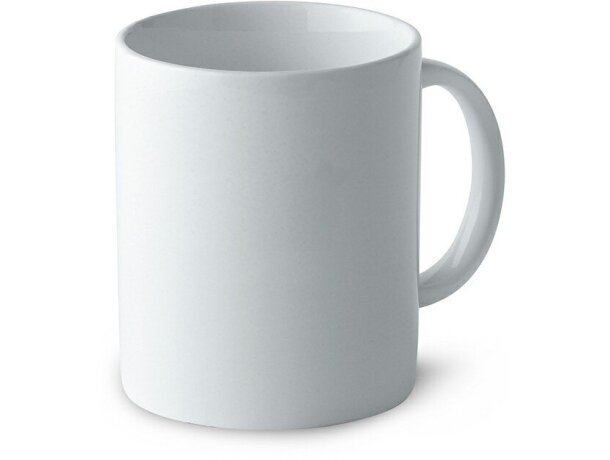 Taza de cerámica básica para transfer vitrificable blanca Taza de cerámica básica para transfer vitrificable blanca