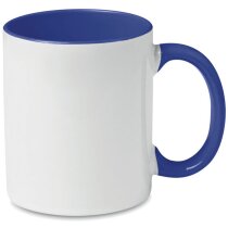 Taza publicitaria cerámica Sublimcoly 300ml asa bicolor