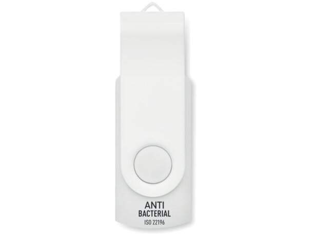 USB antibacterial de 16 GB Tech Clean Blanco detalle 1