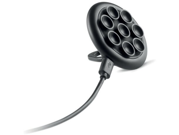 Cargador wireless Power Lang Negro detalle 4