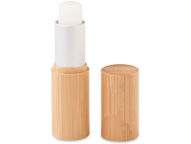 Bálsamo labial carcasa bambú Gloss Lux Madera detalle 2