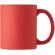 Taza de color mate 300 ml Dublin Colour Rojo detalle 4