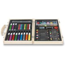 Estuche de madera con colores para pintar personalizado madera Estuche de madera con colores para pintar personalizado madera