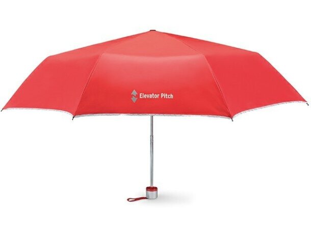 Paraguas plegable con mango metálico personalizado