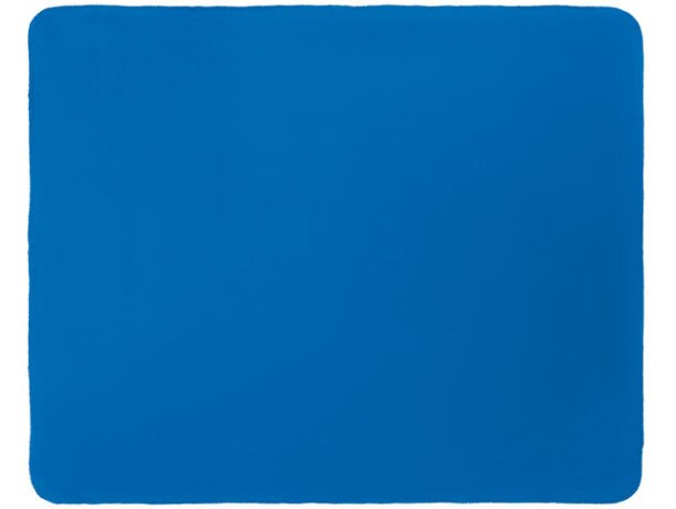 Manta polar RPET 130gr/m² Bogda Azul real detalle 17