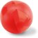 Balón de playa combinado en varios colores personalizado rojo