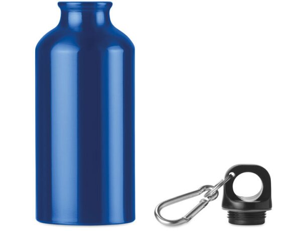 Botella de aluminio con tapón antifugas Mid Moss 400 ml Azul detalle 1