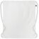 Mochila saco personalizada algodón orgánico Yuki Colour Blanco detalle 8