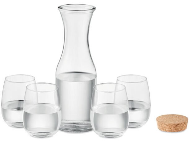 Set de bebida publicitario de cristal Piccadilly Violeta detalle 3