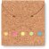 Set bloc y notas adhesivas de corcho con solapa