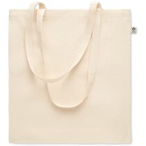 Bolsas ecológicas con asas largas Nuoro algodón orgánico 180 gr/m²