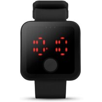 Reloj con led roja personalizado negro Reloj con led roja personalizado negro
