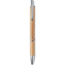 Bolígrafo Pulsador Bambú personalizada