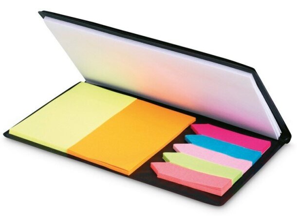 Set de notas adhesivas de colores barata negra Set de notas adhesivas de colores barata negra