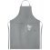 Delantal ajustable de cáñamo Naima Apron Gris claro detalle 2