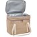 Bolsas térmicas algodón lavado con 2 compartimentos y cinta bandolera Beige detalle 2
