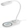 Lampara sobremesa cargador 10W Saturn Blanco detalle 4