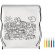 Bolsa non woven Carrydraw Blanco detalle 2